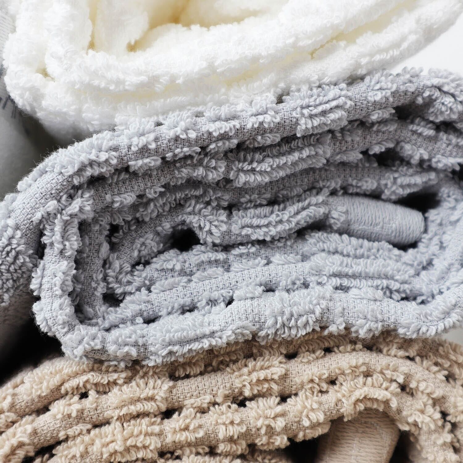 Asciugamano Set 1+1 Ospite Morbida Spugna 100% Puro Cotone Molto Assorbente
