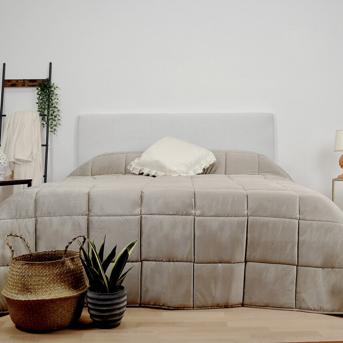 Trapunta Matrimoniale Invernale 300gr/mq TintaUnita EcologicaConfortevole velvet