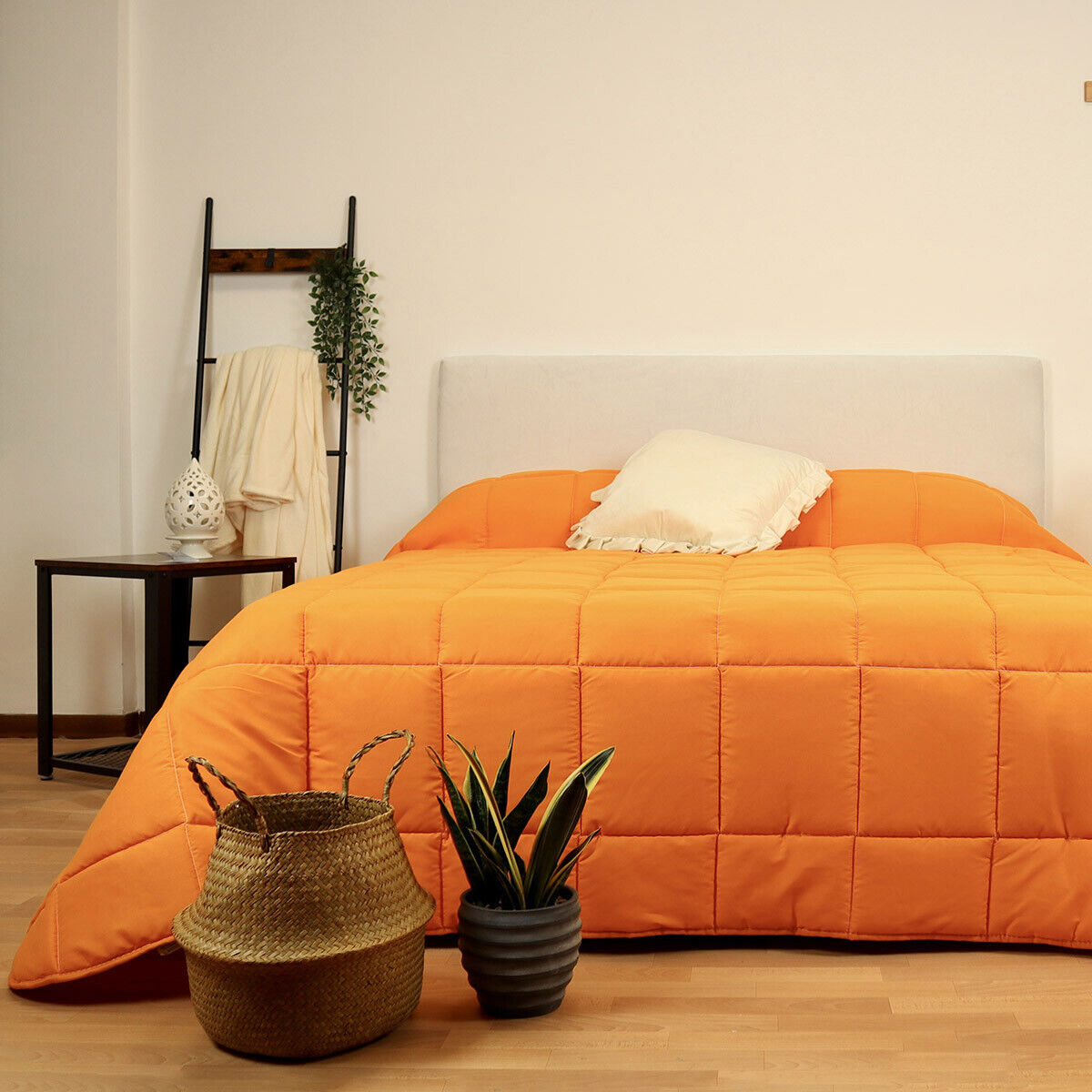 Trapunta Matrimoniale 300gr/mq Soffice Microfibra Vari Colori Confortevole