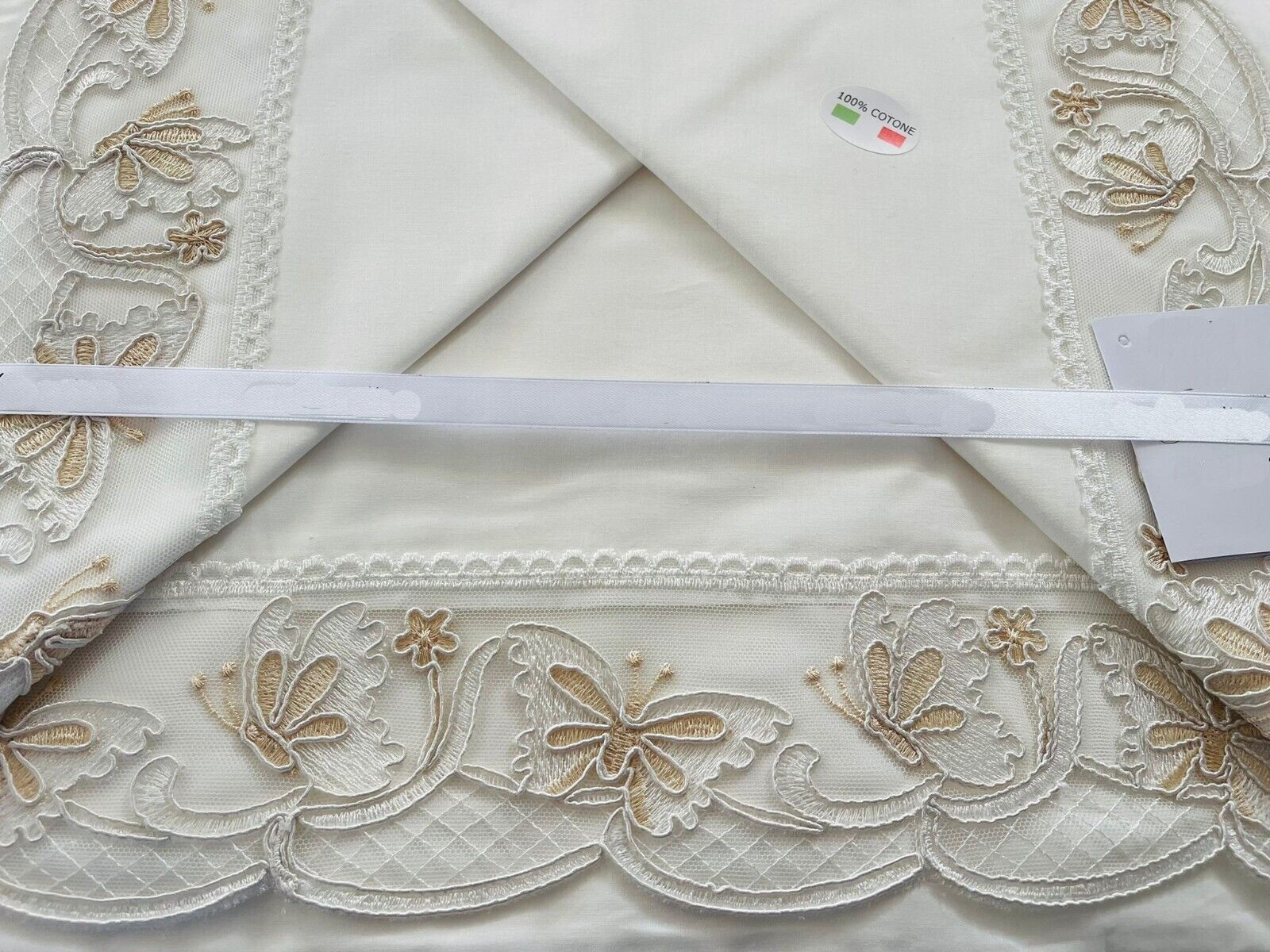 Completo Lenzuola Puro Cotone Qualita\' Extra Matrimoniale 3 Fantasie M.Italy