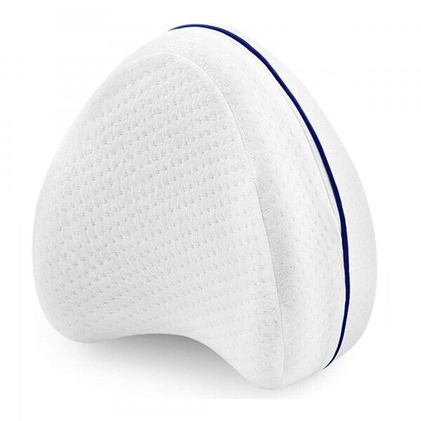 CUSCINO PER GAMBE Supporto Ortopedico Ginocchia Schiena Gambe Memory Foam Bianco