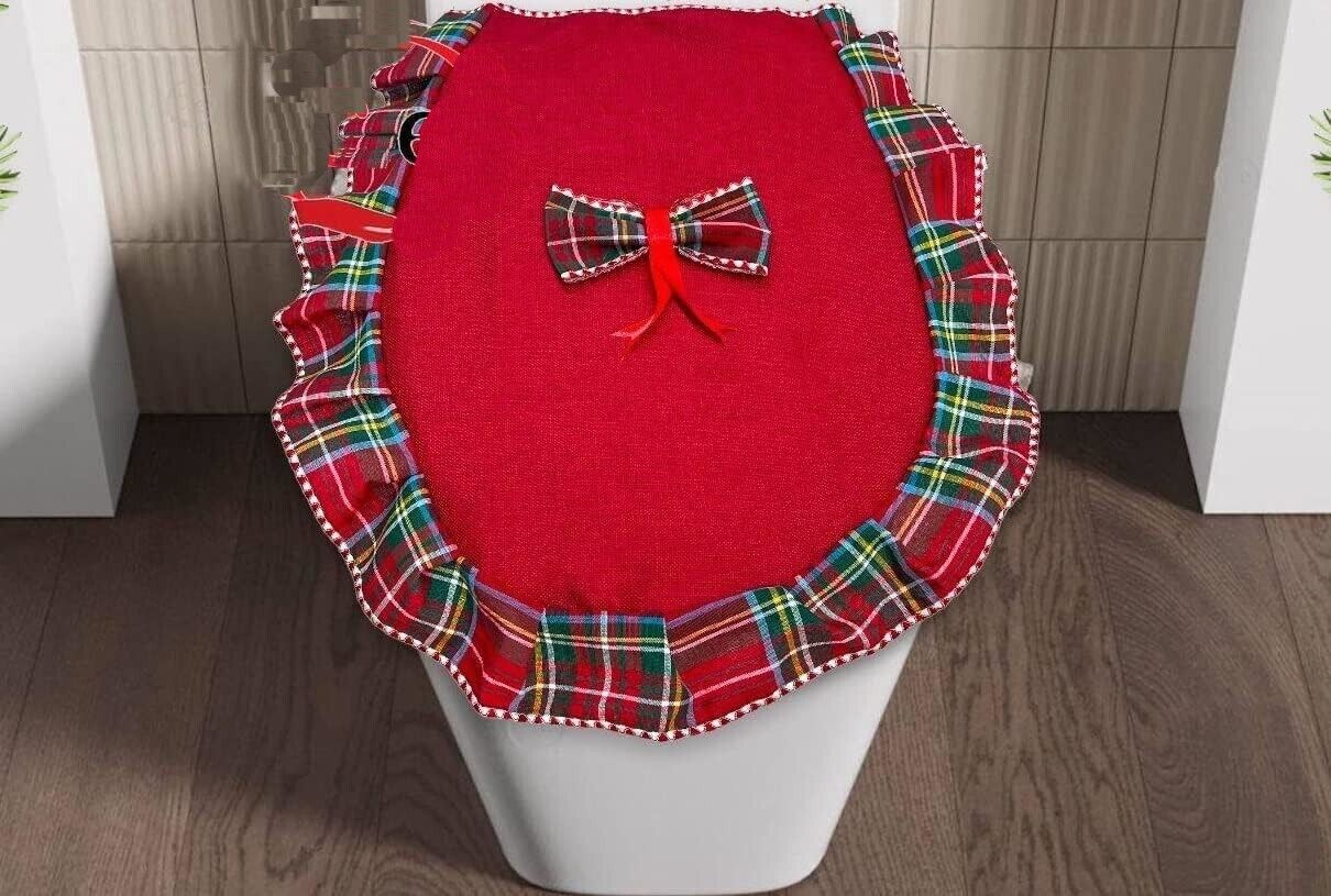 Copriwater Porta Rotolo Portarotolo Decorazioni Natalizie Idea Regalo