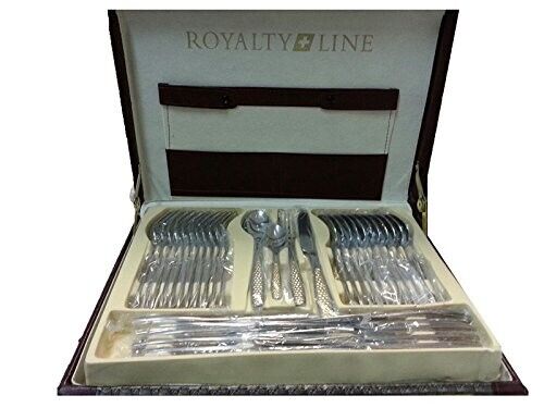 Set Posate Valigia 72pz Design Elegante x12 Persone Servizio Posate Acciaio Inox