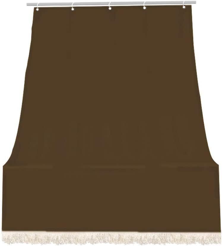 Tenda da Sole da esterno con Anelli e ganci Tinta Unita Resistente Lavabile