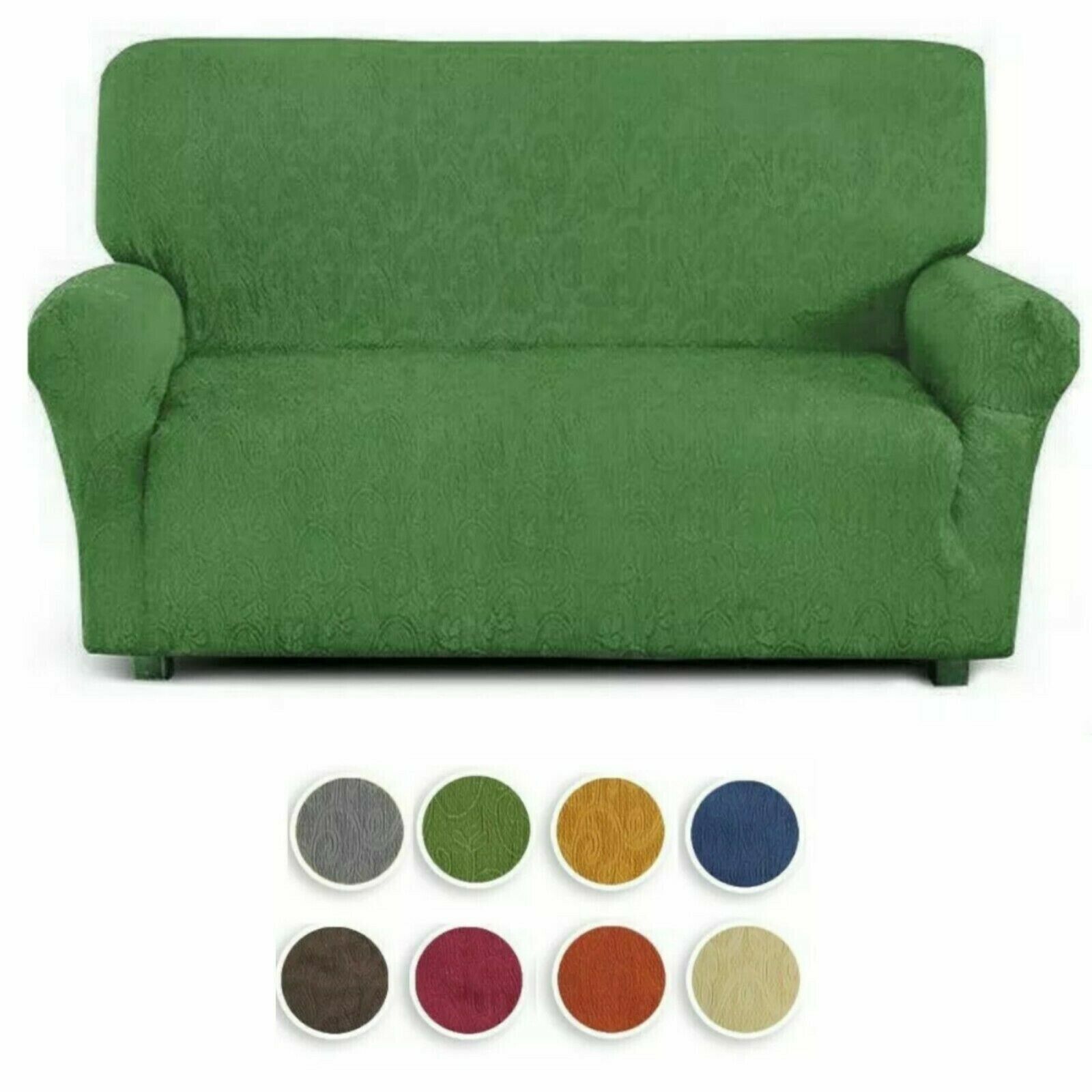 Copripoltrona Copridivano Imperiale Jacquard Elasticizzato 2-3-4 Posti Pratico