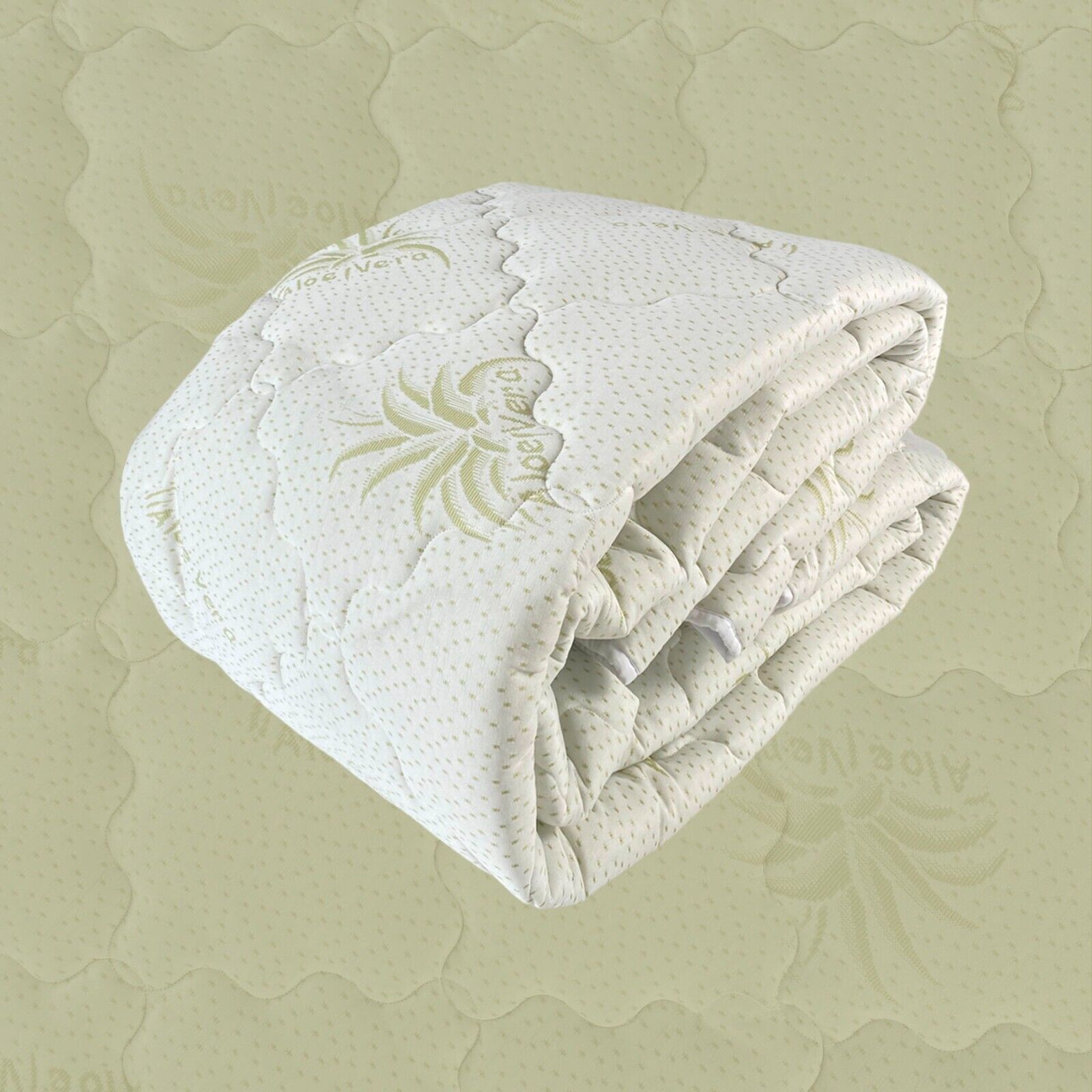 Topper Aloe Vera Elastici Traspirante Trapuntata Made in Italy 3 Misure