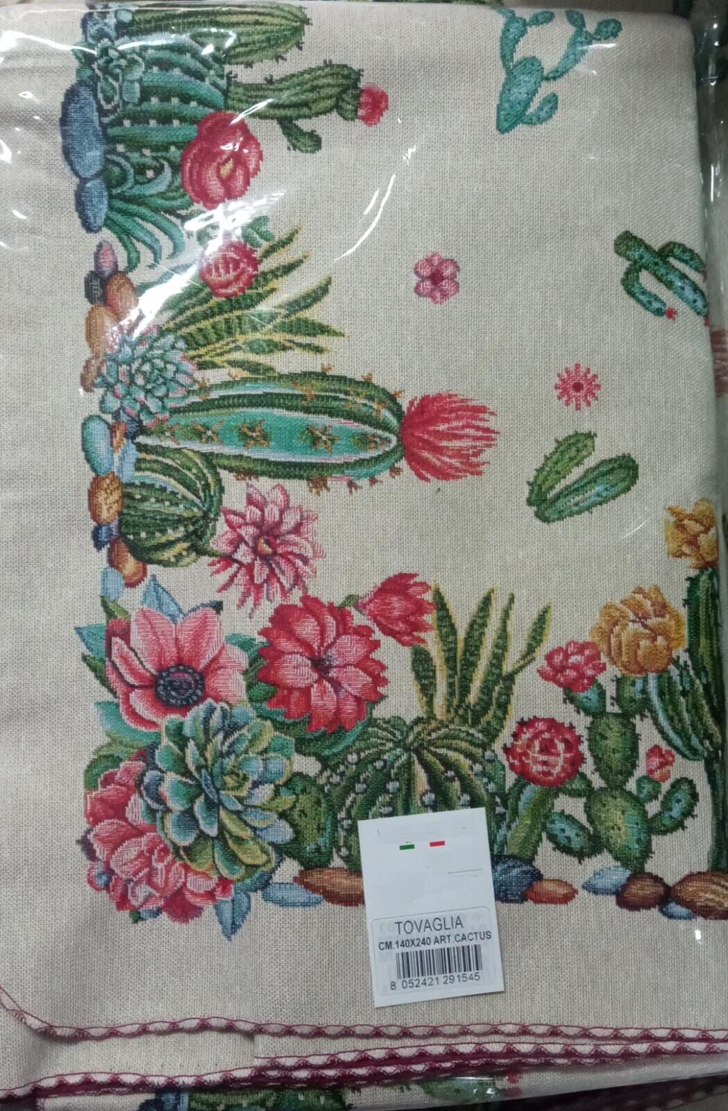Copritavolo/Centrotavola Gobelin Cactus Qualita\' Misura Fantasia