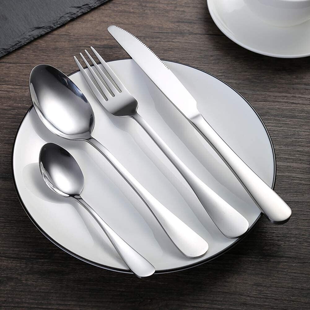 Set Posate Valigia 72pz Design Elegante x12 Persone Servizio Posate Acciaio Inox