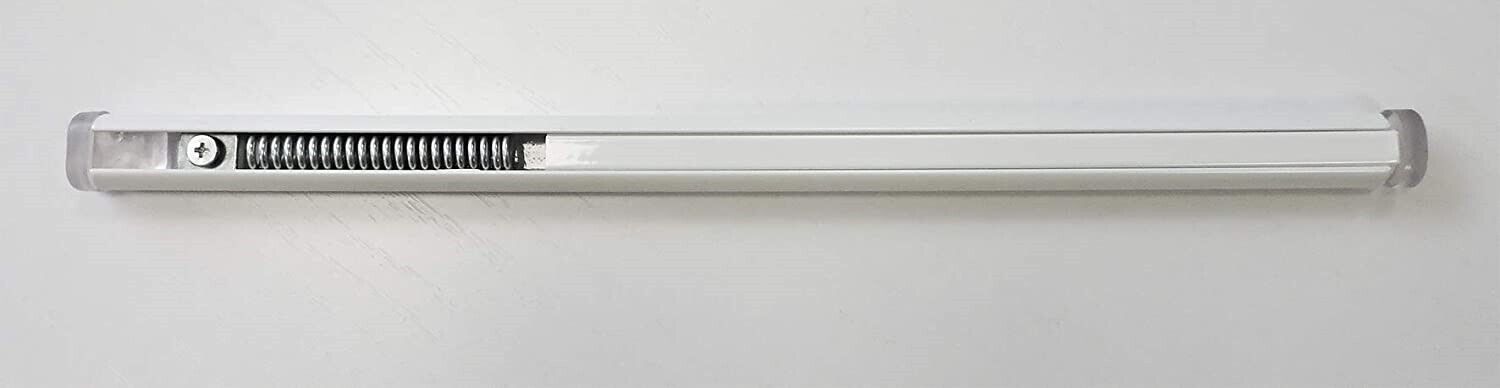 Bacchette a Molla set 2 pz  Alluminio Verniciato Bianco Estensibile Varie Misure