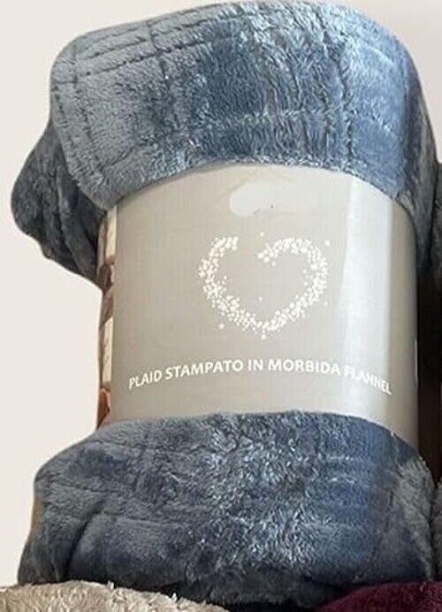 Plaid Morbido Caldo Pile Qualita\' Coral Raffinato Tinta Unita Piacevole Tattoo