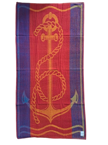 Telo Mare Spiaggia Spugna Cotone Assorbente Fantasia Morbido Assorbente 90x165cm