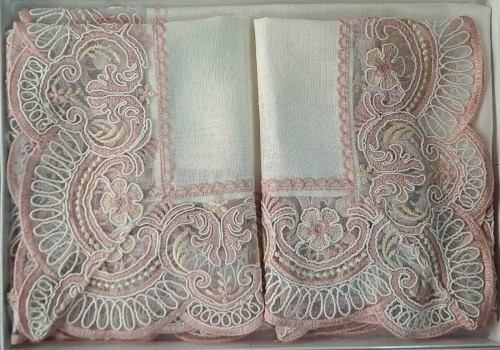 Tris Centrini 3pezzi Pizzo Classici Eleganti Vari Modelli Lavorazione Artigianal