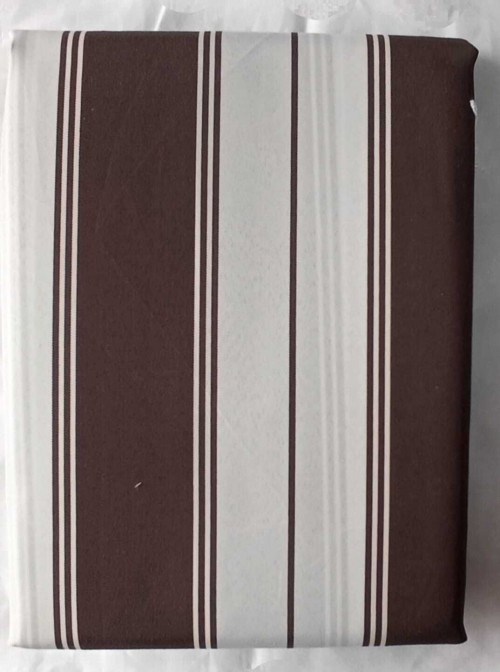 Tende da Sole Rigata a Strisce con Anelli Uso Esterno Balcone Resistente