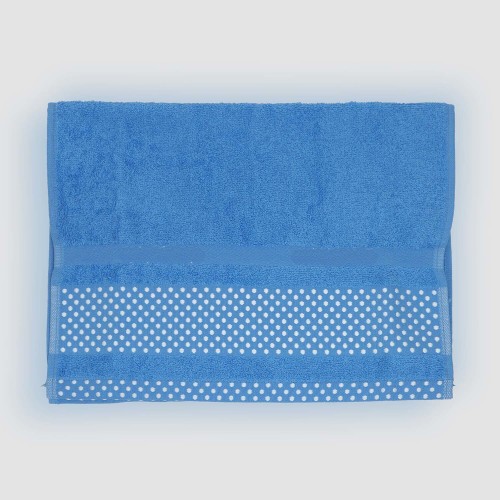 Telo Bagno Morbida Spugna Puro Cotone Jacquard Assorbente Fascia a pois