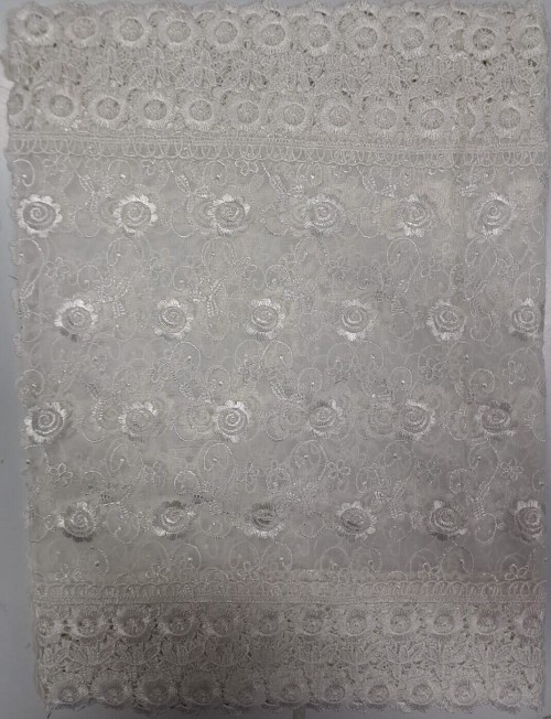 Centro Quadrato 90x90cm Pizzo Tinta Unita Elegante Lavorazione Versatile
