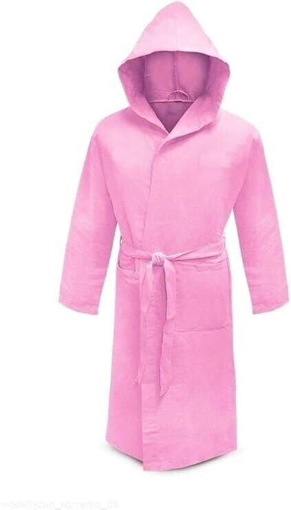 Accappatoio Microfibra bambini ragazzi unisex Cappuccio Cintura morbido leggero