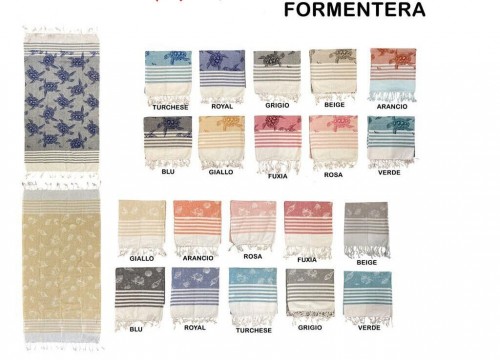 Telo mare spiaggia Faouta 90x170cm Lettino due Fantasie Pratici Vari colori