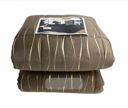 Piumone Trapunta matrimoniale Vellutata Moderna Morbida Calda Elegante Inverno