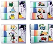 Strofinacci Set 3pezzi Cucina Spigati Ricamati Cotone 50x70cm Made in Itay