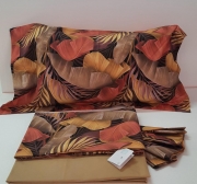 Lenzuola Matrimoniale Completo Puro Cotone 100% Fantasia Made Italy Eleganza