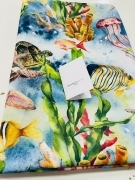 Tovaglia Cotone Twill morbida fantasia qualita extra stampa digitale x12 persone