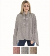 Giacca/Vestaglia/Mantella Jacquard con alamari  Morbido Pile Calda Confortevole