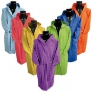 Accappatoio uomo donna unisex Microfibra Cappuccio leggero pratico resistente