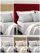 Copritestata Letto Spalliera Matrimoniale elasticizzato Jacquard Federa Testier