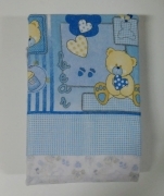 Completo Lenzuola Culla Flanella di Puro Cotone Fantasia Delicato e Caldo