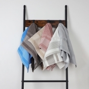 Telo Bagno Morbida Spugna Puro Cotone Jacquard Assorbente Fascia a pois