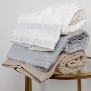 Asciugamano Set 1+1 Ospite Morbida Spugna 100% Puro Cotone Molto Assorbente