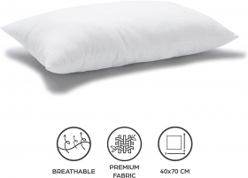 Cuscino Guanciali set 2 pz morbido antiacaro anallergico tra