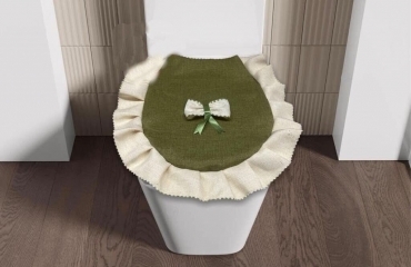 Copriwater Copri Tavoletta WC in tessuto vari colori Misura 