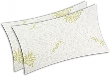 Federe Copriguanciale 4 pezzi Aloe vera Zip cerniera Analler