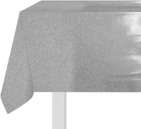 Tovaglia Cerata Trasparente Glitterata Argento PVC plastica trasparente cucina