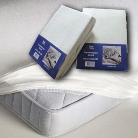 Coprimaterasso set 2pz spugna jacquard traversa strech elast