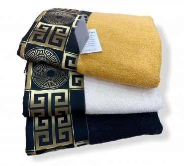 Telo Bagno 100x150cm Coppia Asciugamani Spugna 450gr Made in