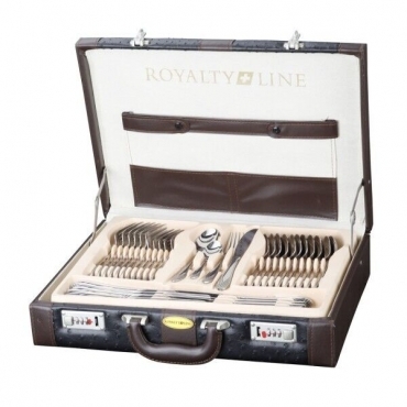 Set Posate Valigia 72pz Design Elegante x12 Persone Servizio
