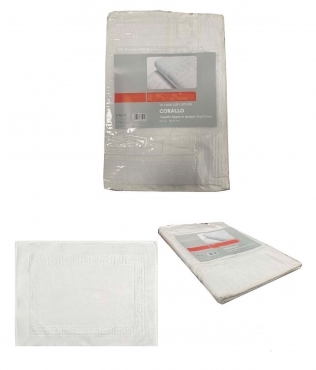 Set 3 pz Asciugamani Ospite Telo bagno  Tappeto Bagno Spugna