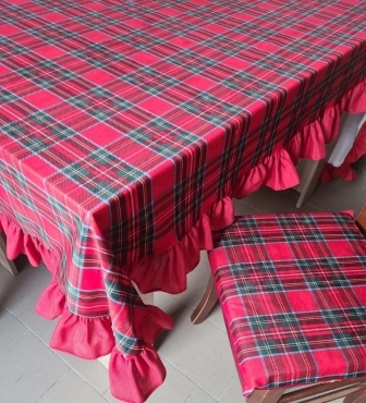 Cerata Natalizia con bordo volant 2 Misure x6 x12 Idea Regal
