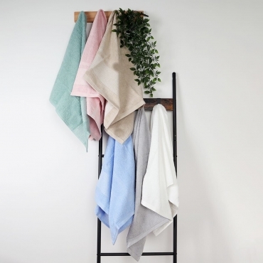 Asciugamano + Ospite Morbida Spugna 100% Cotone Assorbente S