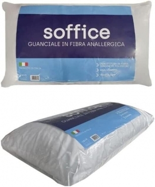 Guanciale anallergico ecofibra gr.400 set 2pz/6pz morbidissi