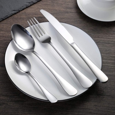 Set Posate Valigia 72pz Design Elegante x12 Persone Servizio